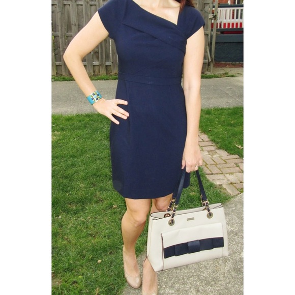 j crew asymmetrical sheath dress